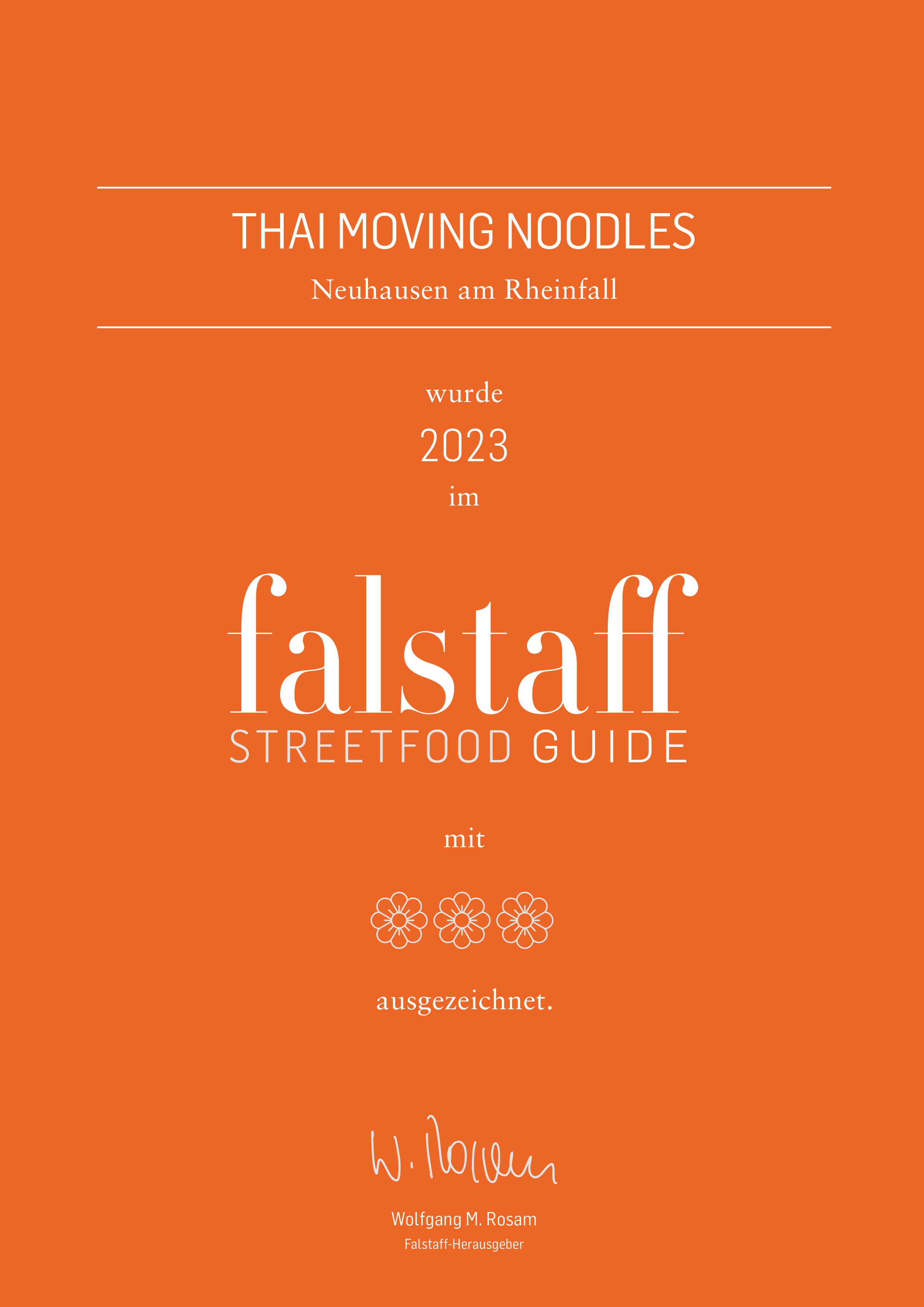 Falstaff Streetfood Guide Auszeichnung 2023